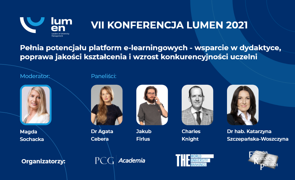 LUMEN 2021 – Pełnia potencjału platform e-learningowych – wsparcie w dydaktyce, poprawa jakości kształcenia i wzrost konkurencyjności uczelni